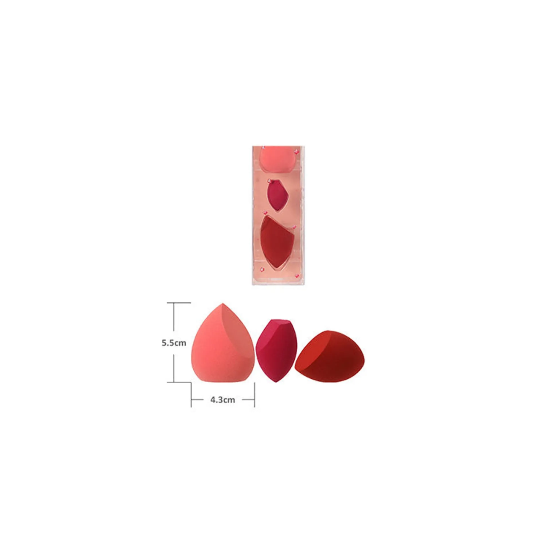 Set Di 3 Spugnette Make Up