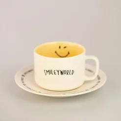 Tazza E Piattino - Collezione Smiley World (200Ml)